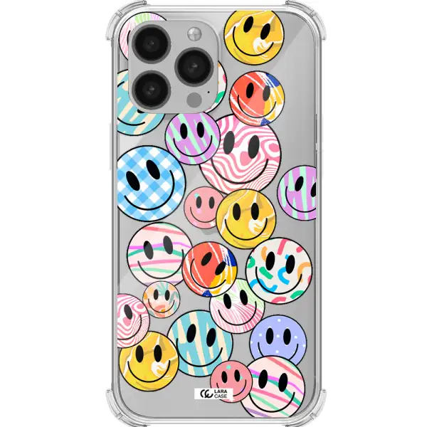 Colorful Smile Apple iPhone 13 Pro Max Clear PC Case