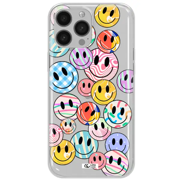 Colorful Smile Apple iPhone 13 Pro Max Clear TPU Case