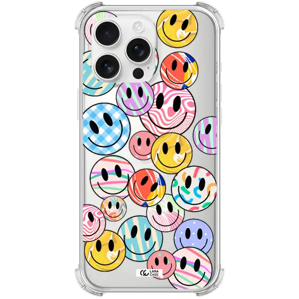 Colorful Smile Apple Iphone 16 Pro Max Clear Pc Case