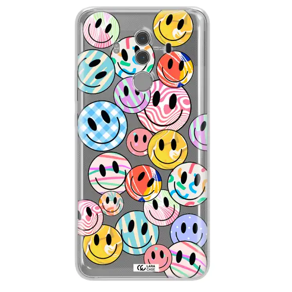 Colorful Smile Huawei Mate 10 Pro Clear TPU Case