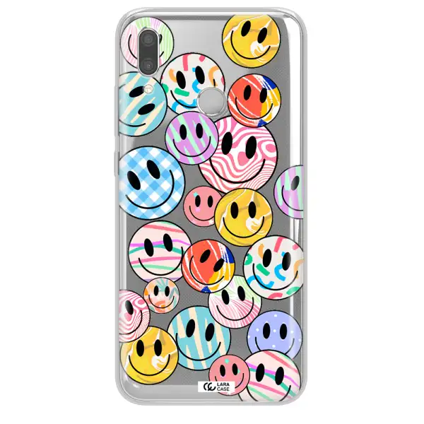 Colorful Smile Huawei P Smart 2019 Clear TPU Case