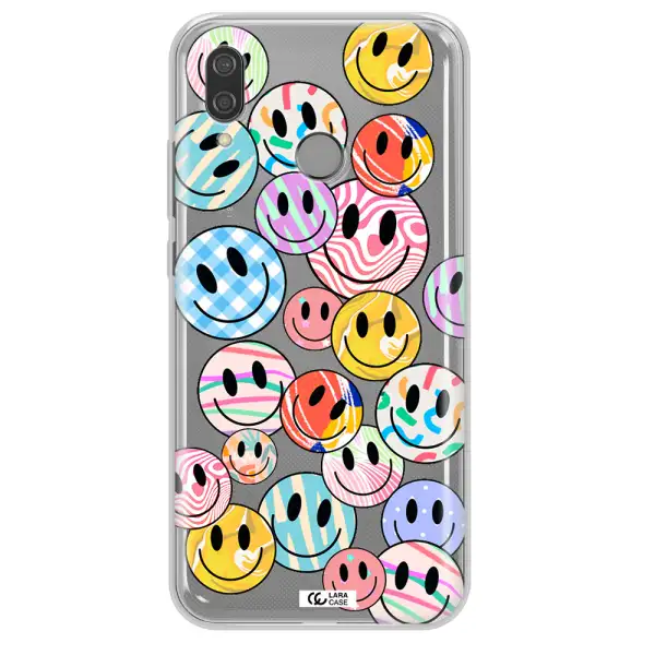 Colorful Smile Huawei P20 Lite Clear TPU Case