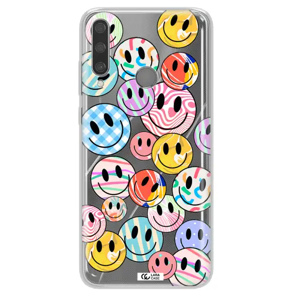 Colorful Smile Huawei Y6P Clear TPU Case