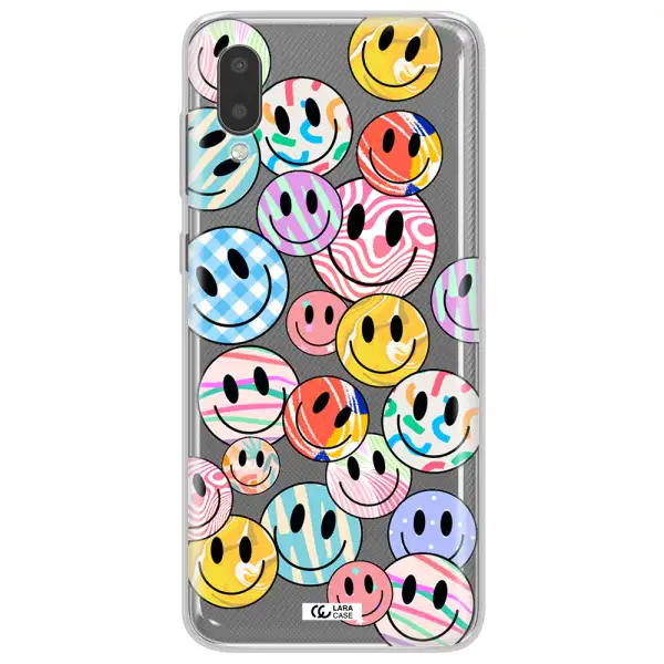 Colorful Smile Samsung A02 Clear TPU Case