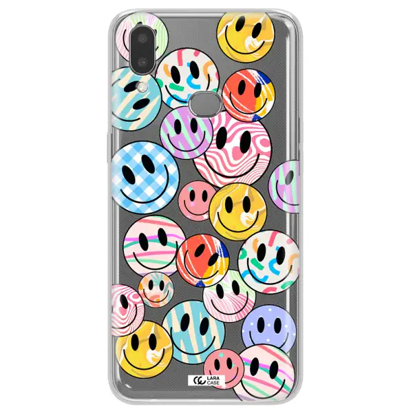 Colorful Smile Samsung A10S Clear TPU Case