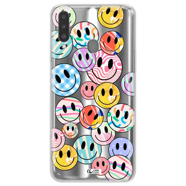 Colorful Smile Samsung A20S Clear TPU Case