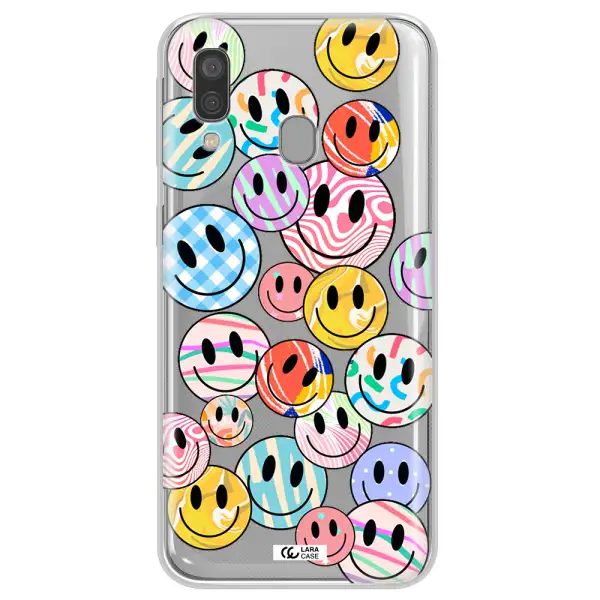 Colorful Smile Samsung A40 Clear TPU Case
