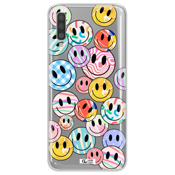 Colorful Smile Samsung A70 Clear TPU Case