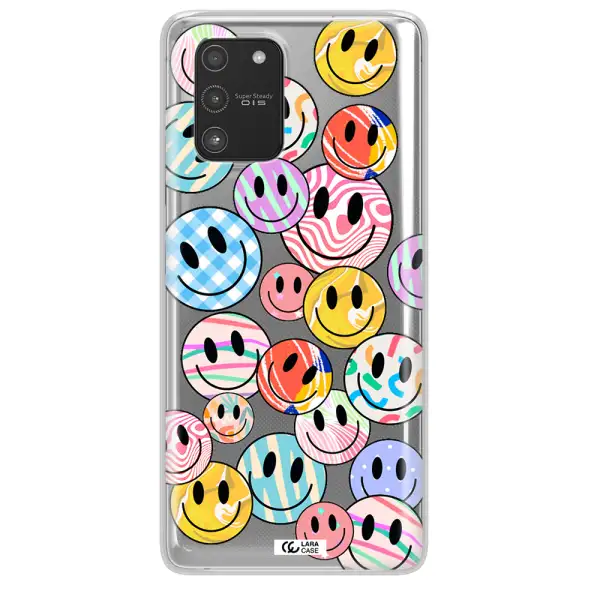 Colorful Smile Samsung A91 Clear TPU Case