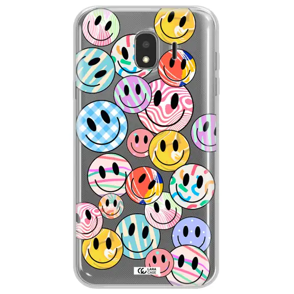 Colorful Smile Samsung J4 Clear TPU Case