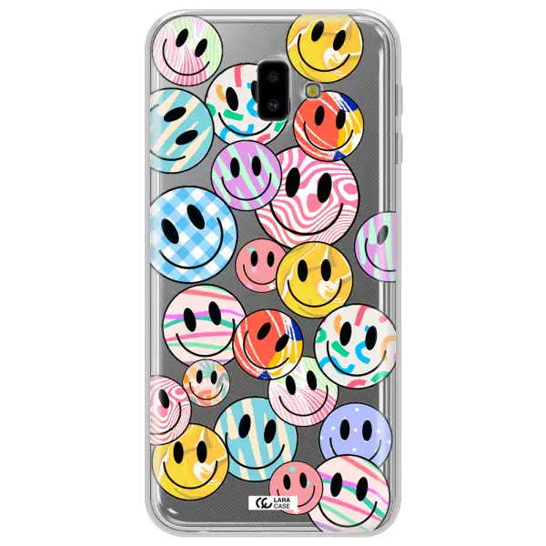 Colorful Smile Samsung J6 Plus Clear TPU Case