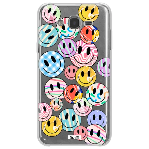 Colorful Smile Samsung J7 Core Clear TPU Case