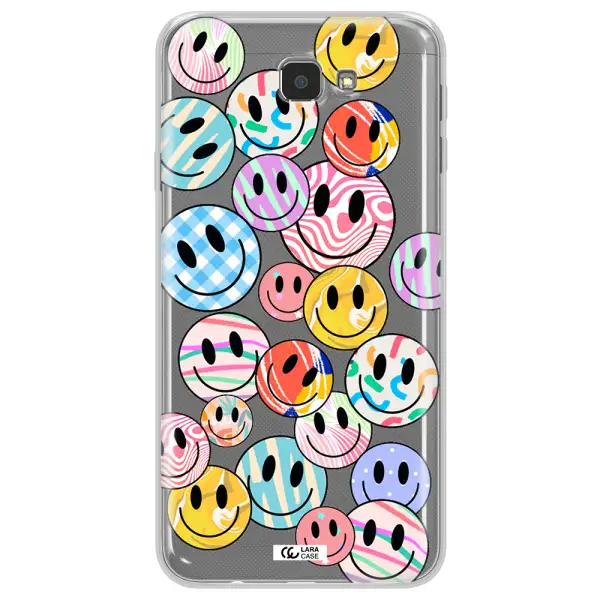 Colorful Smile Samsung J7 Prim Clear TPU Case