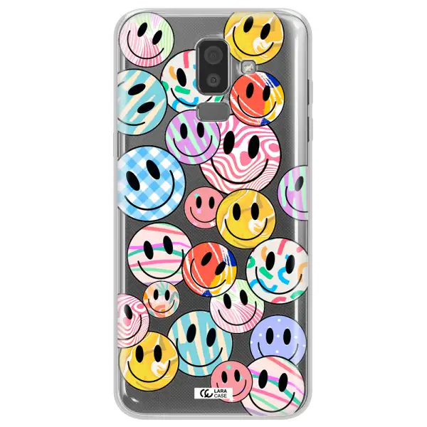 Colorful Smile Samsung J8 Clear TPU Case