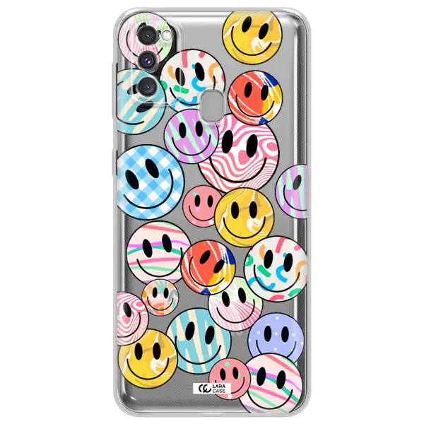 Colorful Smile Samsung M30S Clear TPU Case