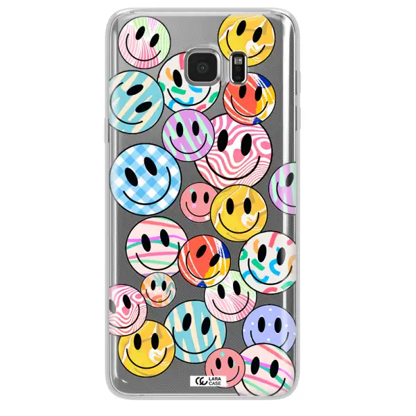 Colorful Smile Samsung Note 5 Clear TPU Case