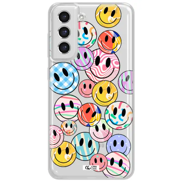 Colorful Smile Samsung S21 Fe Clear Tpu Case