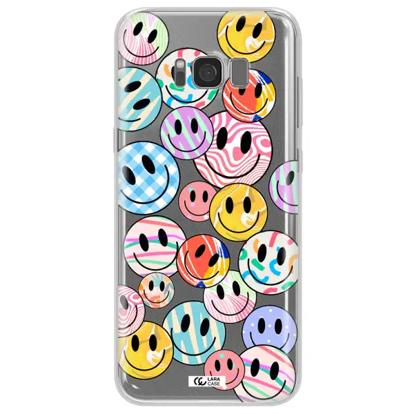 Colorful Smile Samsung S8 Plus Clear TPU Case