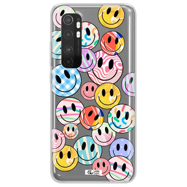 Colorful Smile Xiaomi Mi Note 10 Lite Clear TPU Case