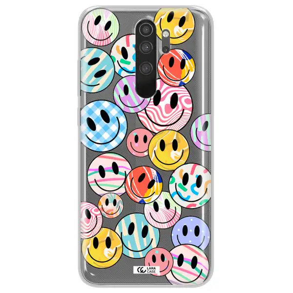 Colorful Smile Xiaomi Note 8 Pro Clear TPU Case