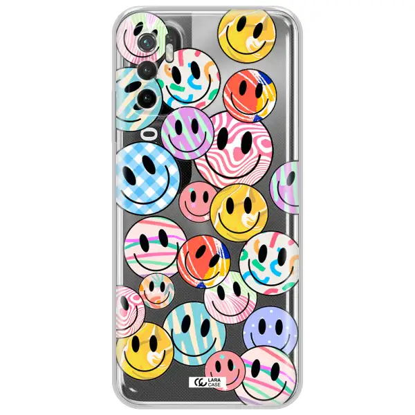 Colorful Smile Xiaomi Poco M3 Pro Clear Tpu Case
