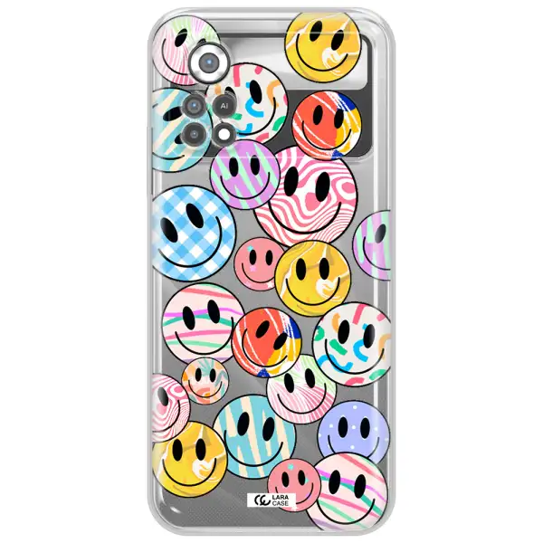 Colorful Smile Xiaomi Poco X4 Pro Clear TPU Case