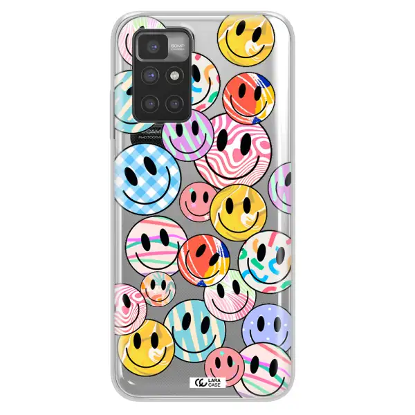 Colorful Smile Xiaomi Redmi 10 Clear TPU Case