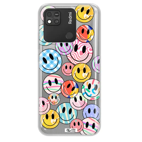Colorful Smile Xiaomi Redmi 10A Clear TPU Case