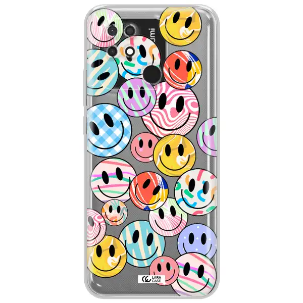 Colorful Smile Xiaomi Redmi 10C Clear TPU Case