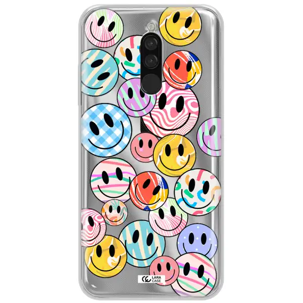 Colorful Smile Xiaomi Redmi 8 Clear Tpu Case