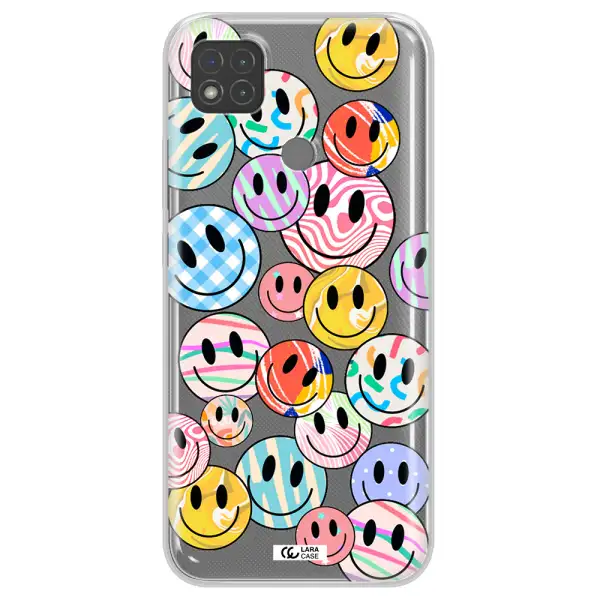 Colorful Smile Xiaomi Redmi 9C Clear TPU Case