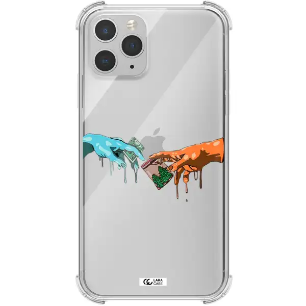 Pass The Weed Apple iPhone 11 pro Clear PC Case