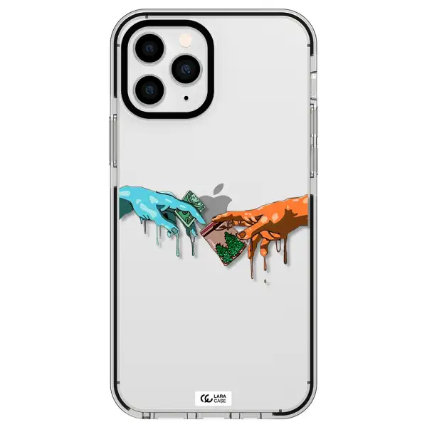 Pass The Weed Apple iPhone 11 pro impact black border Case