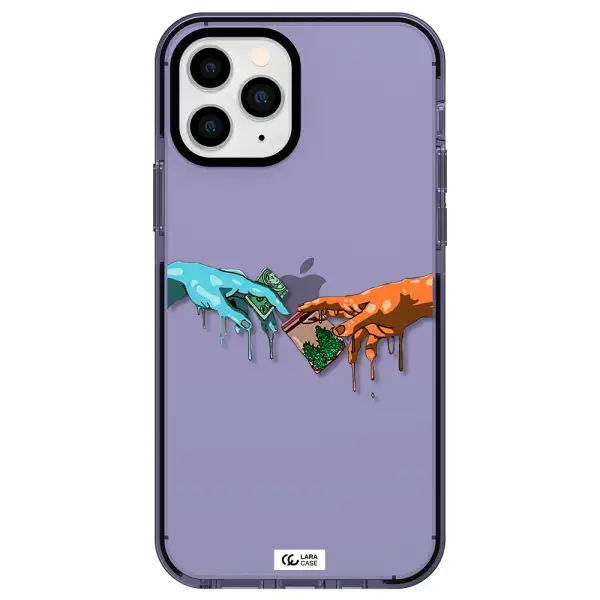 Pass The Weed Apple iPhone 11 pro impact Lilac Case