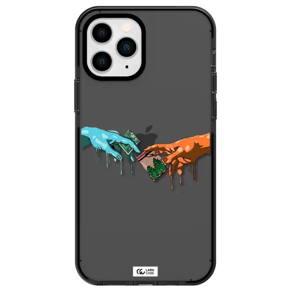 Pass The Weed Apple iPhone 11 pro max impact Smoke Black Case