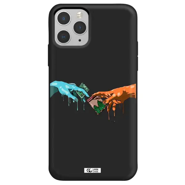 Pass The Weed Apple iPhone 11 pro max Silicone black Case