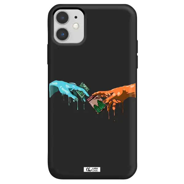 Pass The Weed Apple iPhone 11 Silicone black Case