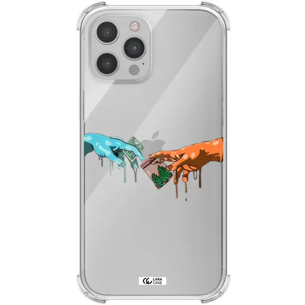 Pass The Weed Apple iPhone 12 pro max Clear PC Case