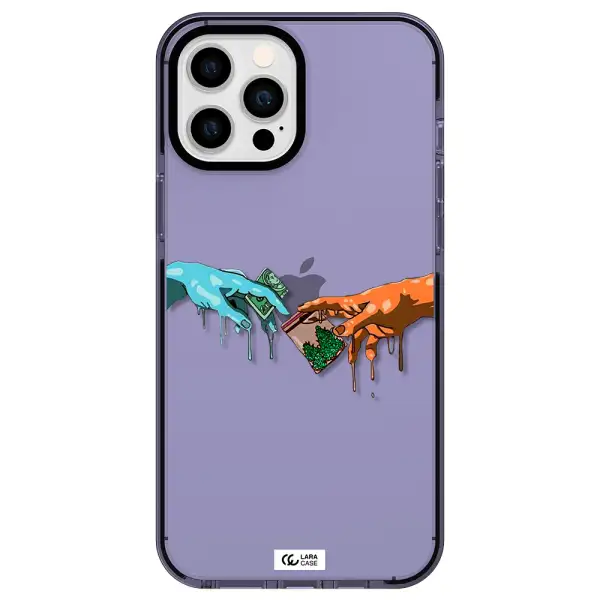 Pass The Weed Apple iPhone 12 pro max impact Lilac Case