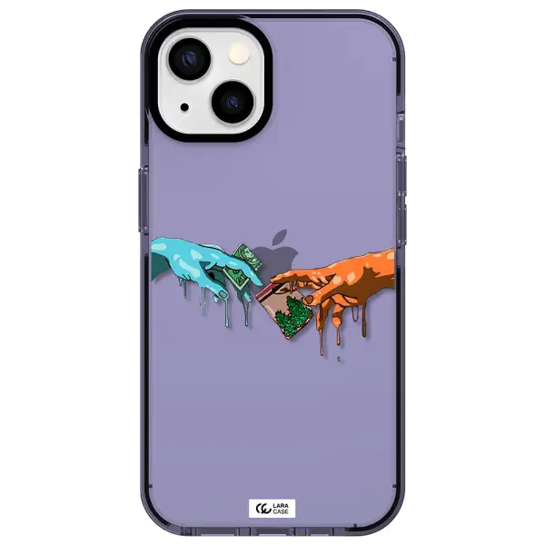 Pass The Weed Apple iPhone 13 impact Lilac Case