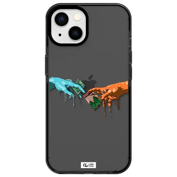 Pass The Weed Apple iPhone 13 impact Smoke Black Case