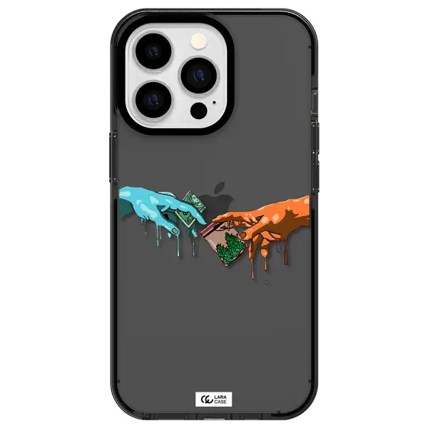 Pass The Weed Apple iPhone 13 Pro impact Smoke Black Case