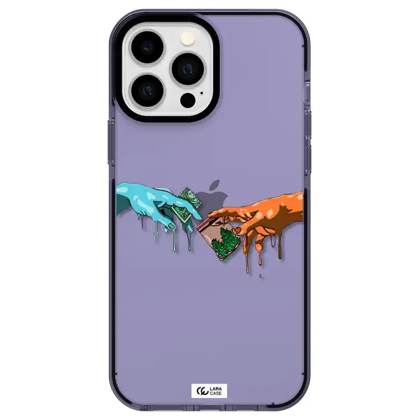 Pass The Weed Apple iPhone 13 Pro Max impact Lilac Case