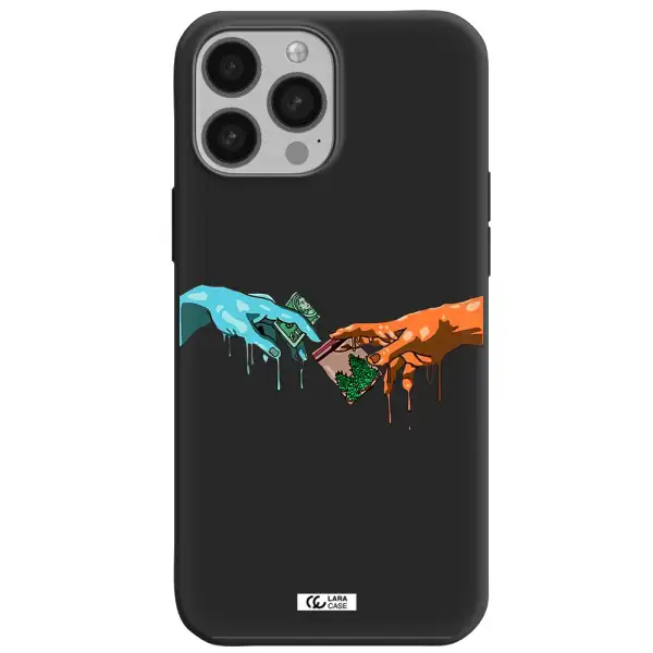 Pass The Weed Apple iPhone 13 Pro Max Silicone black Case