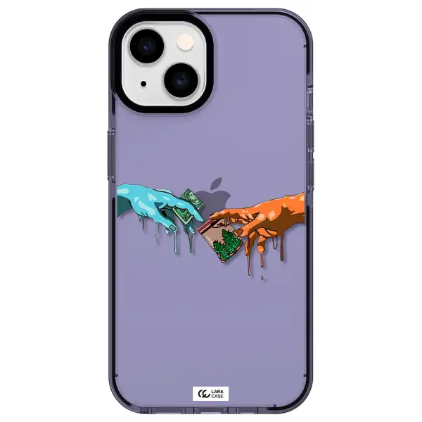 Pass The Weed Apple iPhone 14 impact Lilac Case