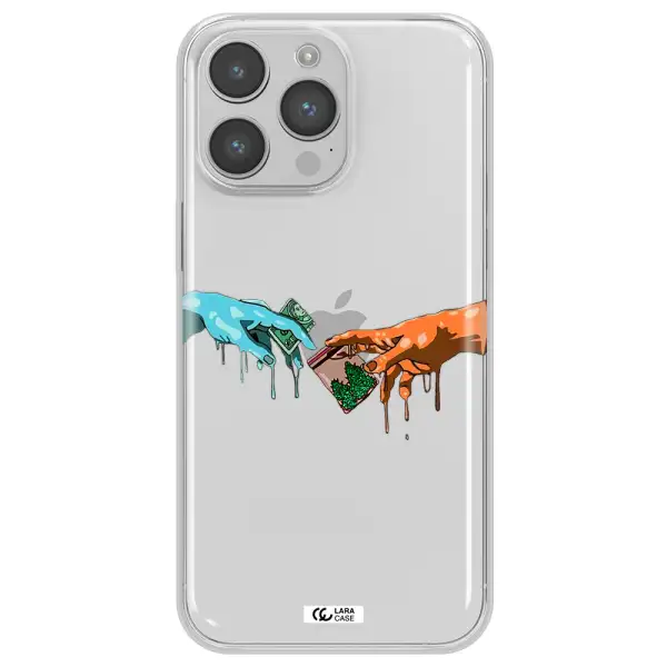 Pass The Weed Apple iPhone 14 pro Clear TPU Case