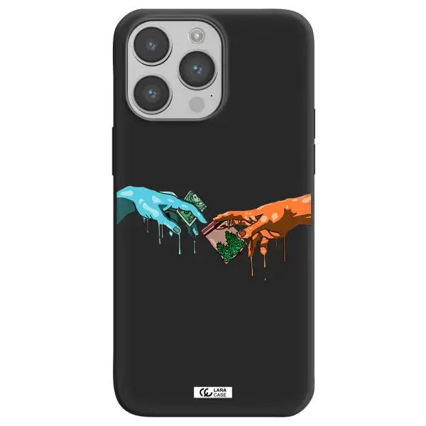 Pass The Weed Apple iPhone 14 pro max Silicone black Case