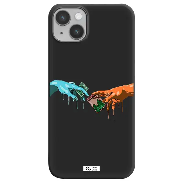 Pass The Weed Apple iPhone 14 Silicone black Case