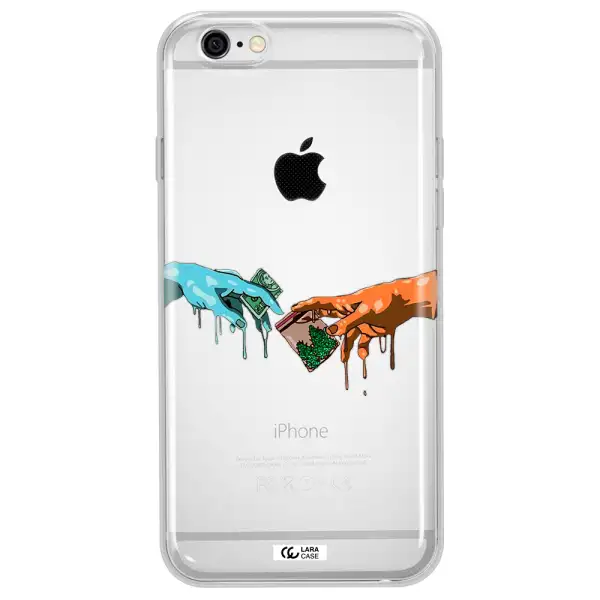 Pass The Weed Apple iPhone 6 plus Clear TPU Case