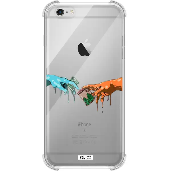 Pass The Weed Apple iPhone 6 s plus Clear PC Case